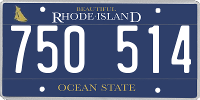 RI license plate 750514