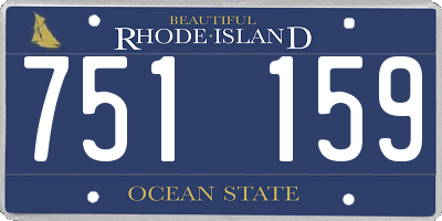 RI license plate 751159
