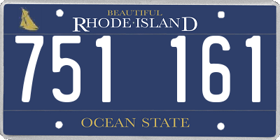 RI license plate 751161