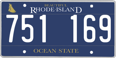RI license plate 751169