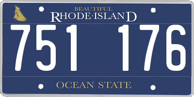 RI license plate 751176