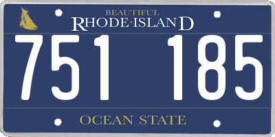 RI license plate 751185