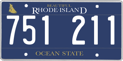 RI license plate 751211