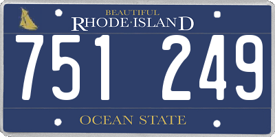 RI license plate 751249