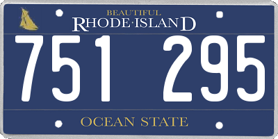 RI license plate 751295