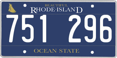 RI license plate 751296