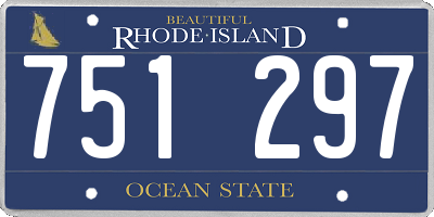 RI license plate 751297