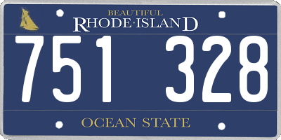 RI license plate 751328