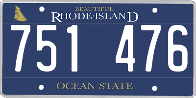 RI license plate 751476