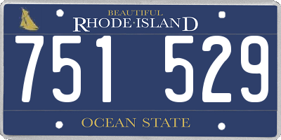 RI license plate 751529