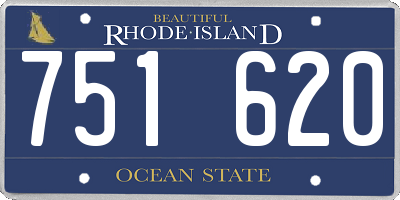 RI license plate 751620