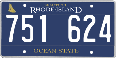 RI license plate 751624