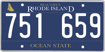 RI license plate 751659