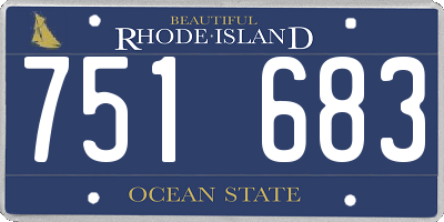 RI license plate 751683