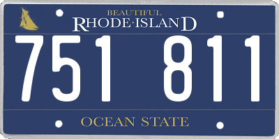RI license plate 751811