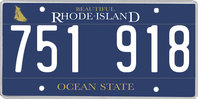 RI license plate 751918