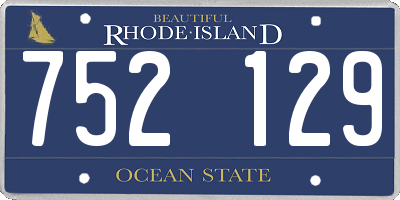 RI license plate 752129