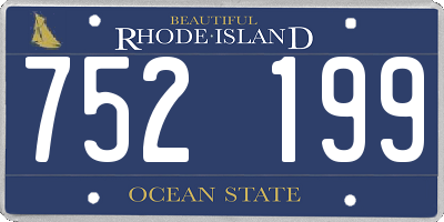 RI license plate 752199