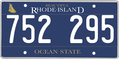 RI license plate 752295