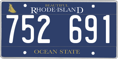 RI license plate 752691