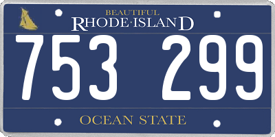 RI license plate 753299