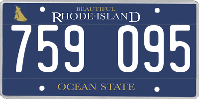 RI license plate 759095