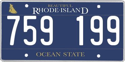 RI license plate 759199
