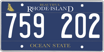 RI license plate 759202