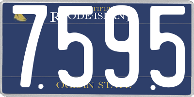RI license plate 7595