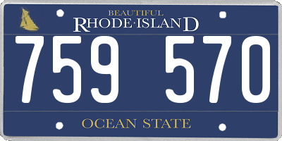 RI license plate 759570