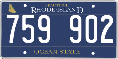 RI license plate 759902