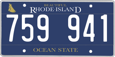 RI license plate 759941