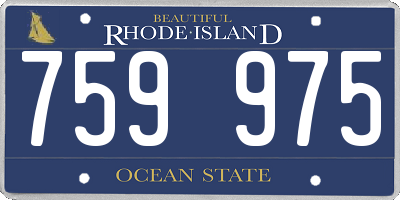 RI license plate 759975