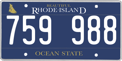 RI license plate 759988
