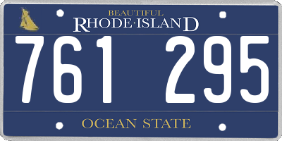RI license plate 761295
