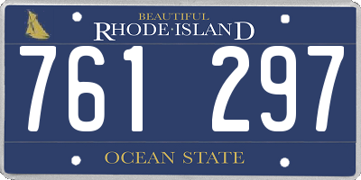RI license plate 761297