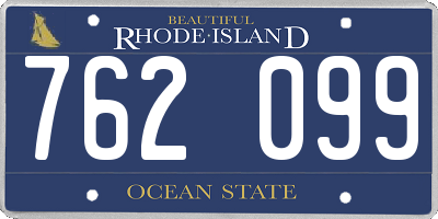 RI license plate 762099