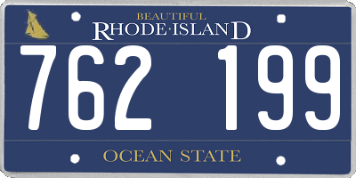 RI license plate 762199