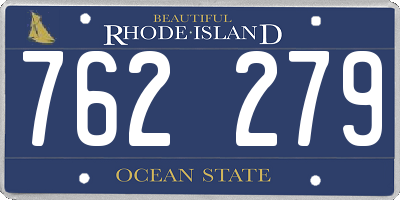 RI license plate 762279