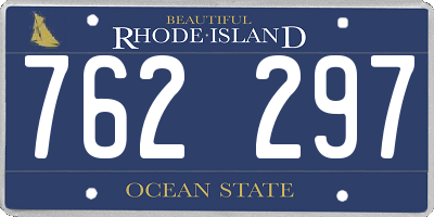 RI license plate 762297