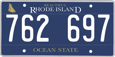 RI license plate 762697
