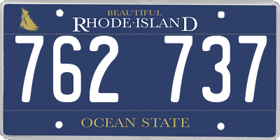 RI license plate 762737