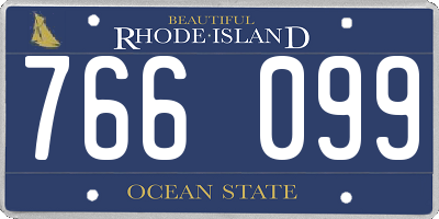RI license plate 766099