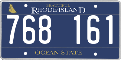 RI license plate 768161