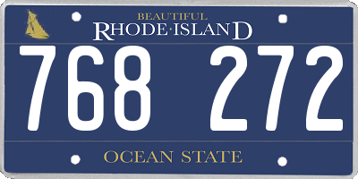RI license plate 768272