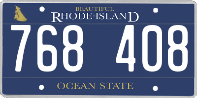 RI license plate 768408