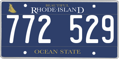 RI license plate 772529