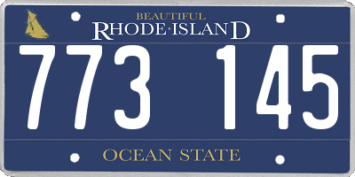 RI license plate 773145