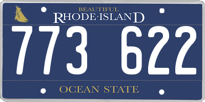 RI license plate 773622