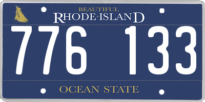 RI license plate 776133